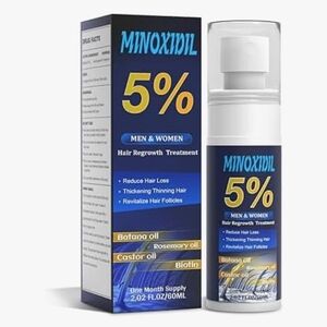 Minoxidil 5% Hair Regrowth Serum Batana,Rosemary,Cator Oil &Biotin (Seal) 2.02fl
